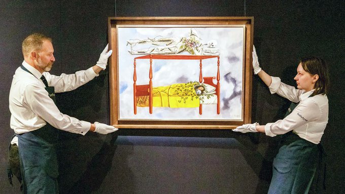 Frida Kahlo’nun otoportresi rekor fiyata satıldı 1 Frida Kahlo’nun otoportresi rekor fiyata satıldı