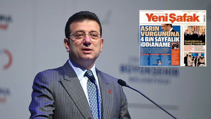 İBB iddianamesini savcıdan önce Yeni Şafak açıkladı: CHP'den tepki 1 İBB iddianamesini savcıdan önce Yeni Şafak açıkladı: CHP’den tepki