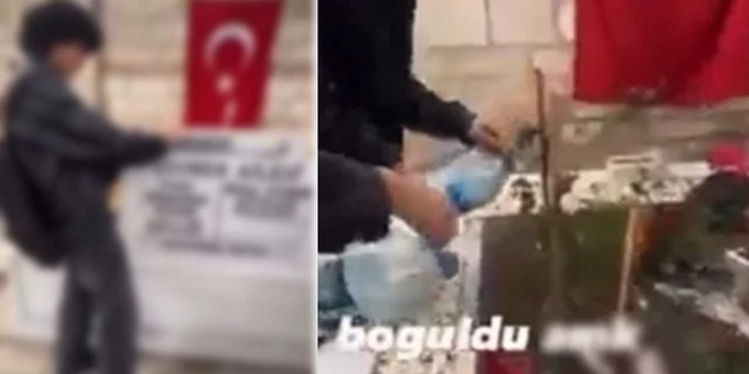 İkbal Uzuner'in mezarında saygısız hareketler yapan 3 kişi tutuklandı 1 İkbal Uzuner’in mezarında saygısız hareketler yapan 3 kişi tutuklandı