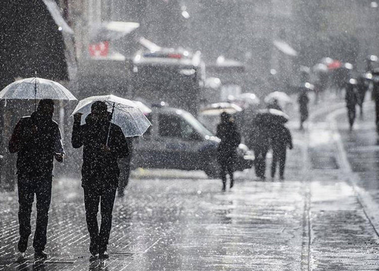 Birçok ilde sağanak ve karla karışık yağmur bekleniyor 1 Meteoroloji uyardı: Birçok ilde kuvvetli yağış bekleniyor