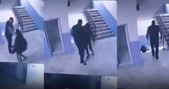 Okulda skandal görüntüler: Müdür, otizmli öğrenciyi merdivenden fırlattı 1 Okulda skandal görüntüler: Müdür, otizmli öğrenciyi merdivenden fırlattı