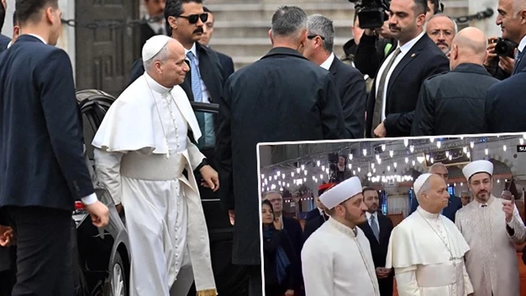 Papa 14. Leo'dan Sultanahmet Camii'ne ziyaret 1 Papa 14. Leo’dan Sultanahmet Camii’ne ziyaret