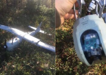 Ağaca takılarak düşen İHA’nın menşei araştırılıyor