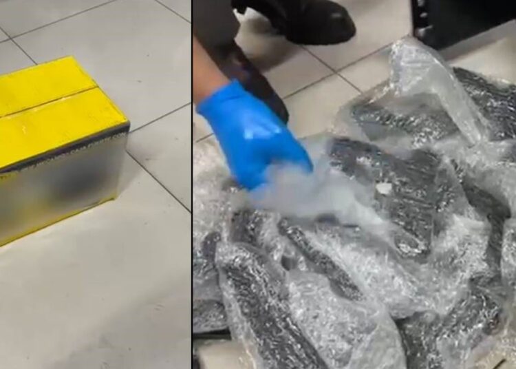 Kargo paketinden 100 ruhsatsız tabanca çıktı