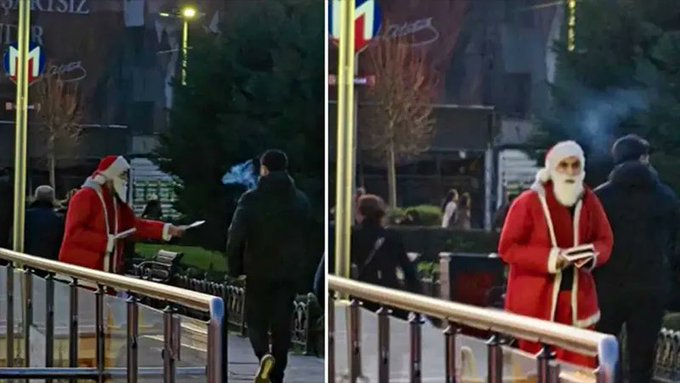 Üsküdar'da "Noel Baba" provokasyonu: Belediye logolu sahte broşürle 'propaganda' 1 Üsküdar’da “Noel Baba” provokasyonu: Belediye logolu sahte broşürle ‘propaganda’
