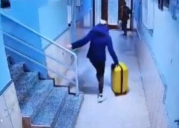 Güllü’nün kızının yakalandığı anlar kameraya yansıdı