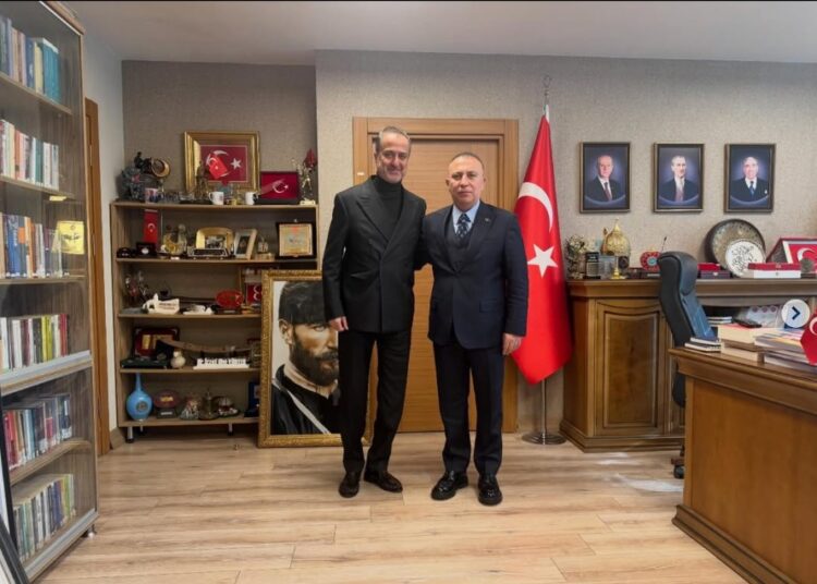 Soruşturmada adı geçen Serdar Bilgili’den İzzet Ulvi Yönter’e ziyaret