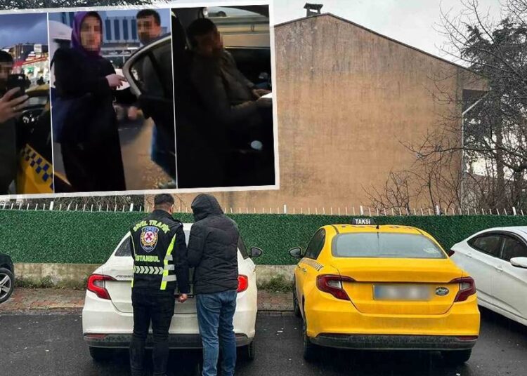 Yolcu seçen taksiciye trafikten men cezası