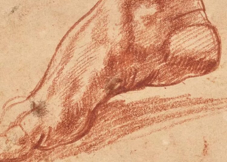Michelangelo’nun ayak eskizine rekor fiyat 1 Michelangelo’nun ayak eskizine rekor fiyat