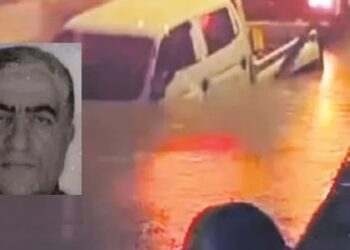 Yağmurda alt geçitte mahsur kalan sürücü yaşamını yitirdi