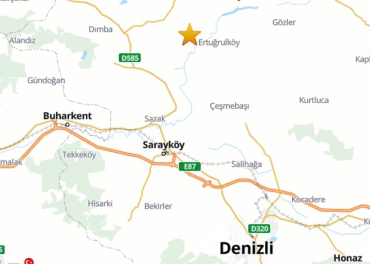 Denizli, 5.1’lik depremle sarsıldı