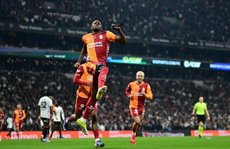 Lider Galatasaray, derbide Beşiktaş’ı 1-0 yendi