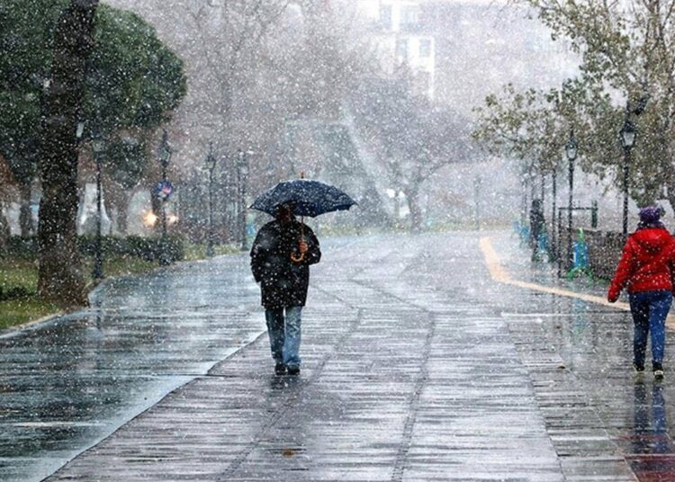 Meteoroloji’den karla karışık yağmur ve kar yağışı tahmini 