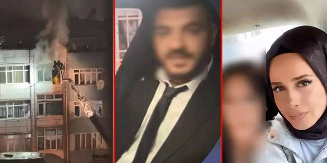 Bir çocuk annesi eşini katledip evi yaktı