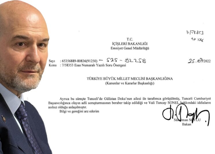 Soylu paylaştı: Vali Sonel hakkındaki iddialar asılsız 1 Soylu paylaştı: Vali Sonel hakkındaki iddialar asılsız