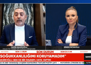 İstifaların sürdüğü Halk TV’nin sahibi Cafer Mahiroğlu canlı yayında özür diledi