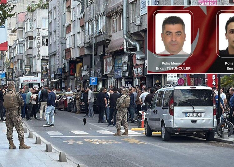 Silahlı kavga ihbarına giden 2 polis şehit oldu