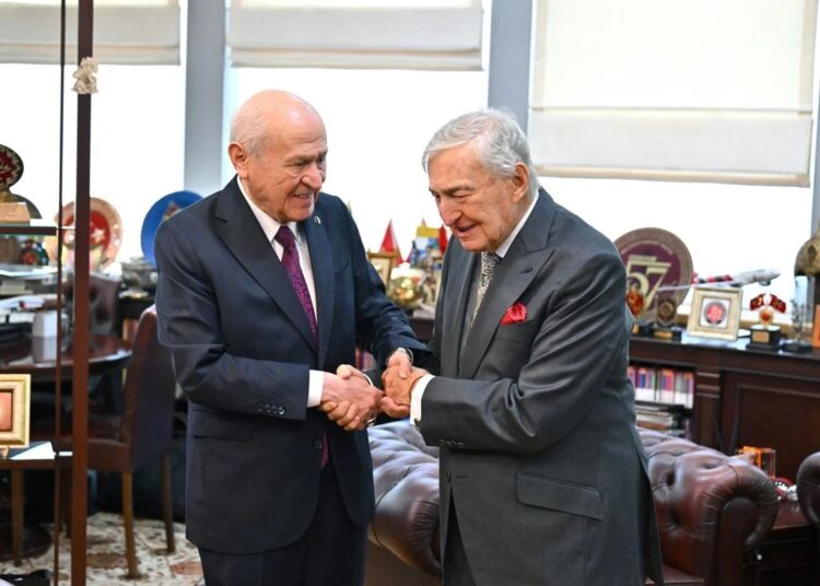 Rahmi Koç'a sahip çıkan Devlet Bahçeli: Soruşturma başlatılması yanlıştır 1 Rahmi Koç’tan siyasi parti liderlerine ziyaret