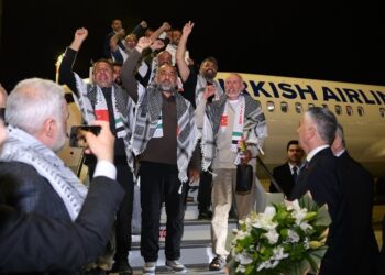 Sumud Filosu aktivistleri İstanbul’a geldi