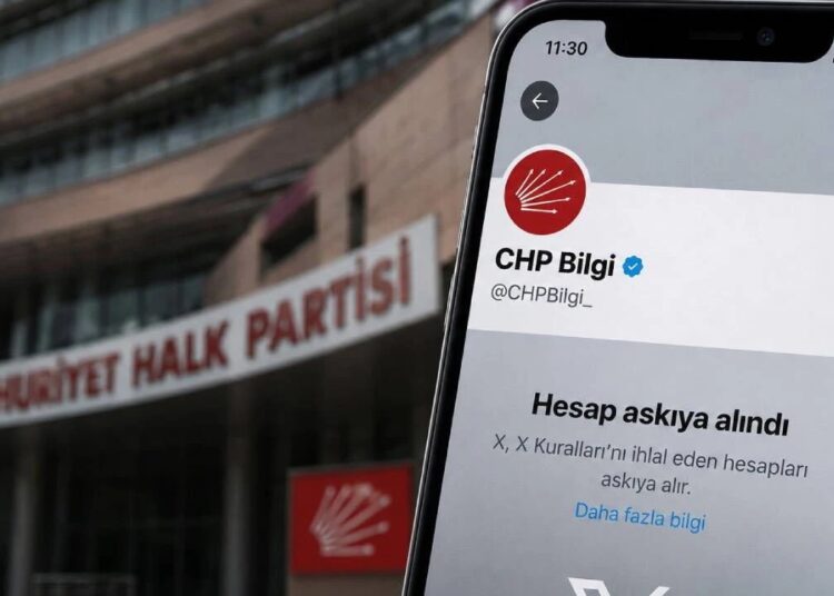 Kılıçdaroğlu yönetiminin açtığı hesaba X'ten engel 1 Kılıçdaroğlu yönetiminin açtığı hesaba X’ten engel