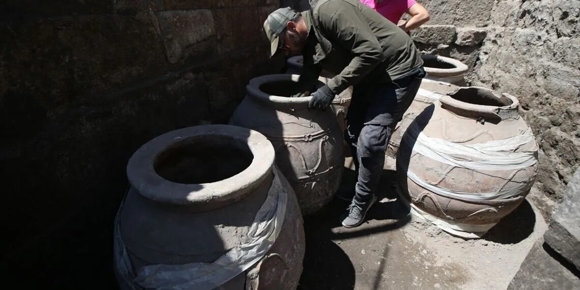 Anasayfa 69 Ani’de Selçuklu Çarşısı’ndaki kazılarda 5 büyük küplü erzak deposuna ulaşıldı