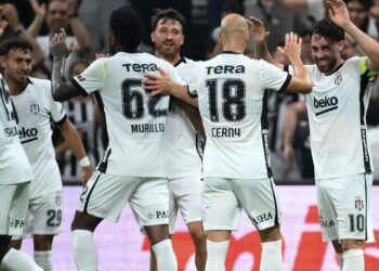 Beşiktaş, Avrupa Ligi’nde tek golle tur avantajını kaptı