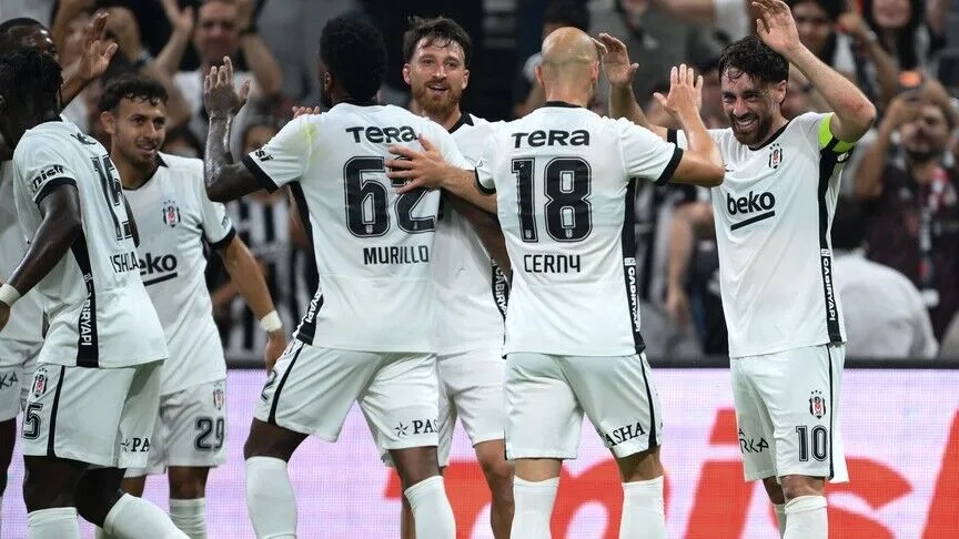 Beşiktaş, Avrupa Ligi’nde tek golle tur avantajını kaptı