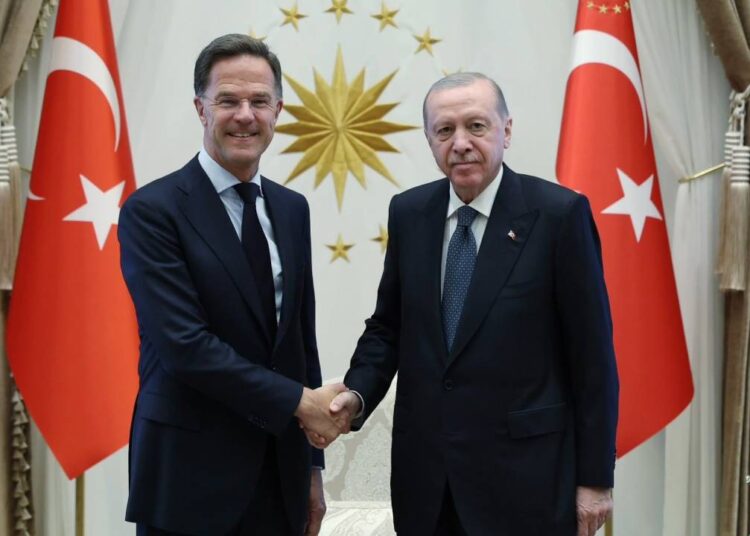 Erdoğan, NATO Genel Sekreteri Rutte ile görüştü