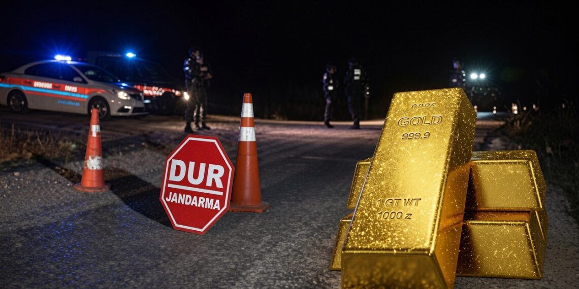 Anasayfa 66 Jandarma üniforması giyip yol kestiler, 13 kilo altın çaldılar