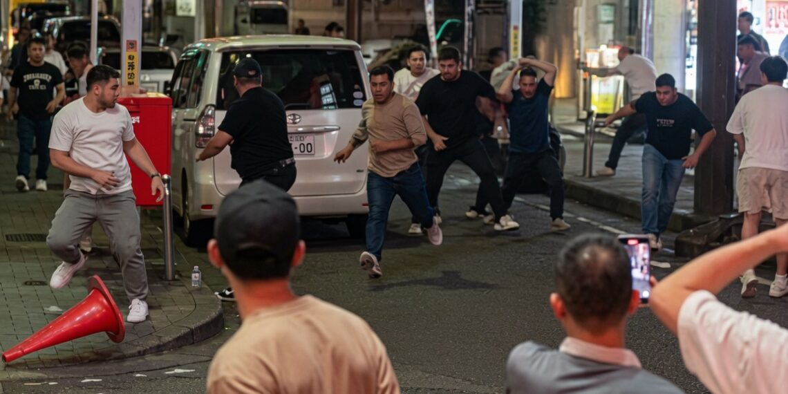 Karslı ve Ordulu ailelerin Japonya sokaklarında meydan savaşı