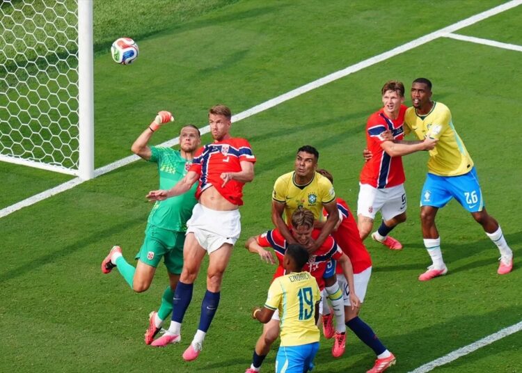 2026 FIFA Dünya Kupası son 16 turunda Norveç Brezilya'yı 2-1 yendi 1 2026 FIFA Dünya Kupası son 16 turunda Norveç Brezilya’yı 2-1 yendi