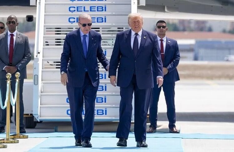 Cumhurbaşkanı Erdoğan, ABD Başkanı Trump’ı karşıladı 1 Cumhurbaşkanı Erdoğan, ABD Başkanı Trump’ı karşıladı