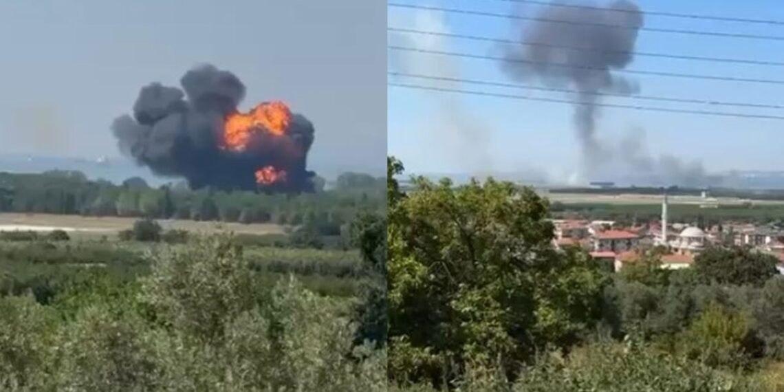 Anasayfa 66 Yalova’da F-16 düştü, pilot atlayarak kurtuldu