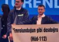 Ayetli pankartla gündem olmuştu: “Cumhurbaşkanına hakaret”ten tutuklandı
