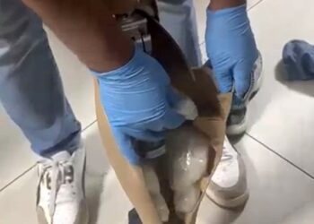 Protez bacaktan 830 gram metamfetamin çıktı