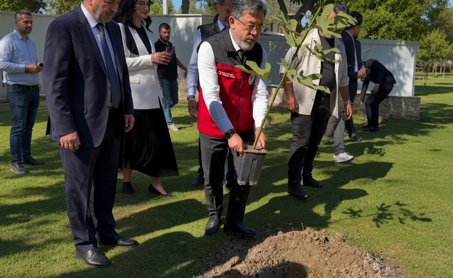 Anasayfa 73 Tarım Bakanı Yumaklı’nın fidanı saksıyla dikmeye çalışması gündem oldu