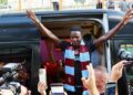 Trabzonspor’un yeni transferi Franculino Dju, Trabzon’a geldi