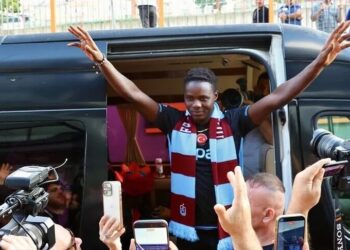 Trabzonspor’un yeni transferi Franculino Dju, Trabzon’a geldi