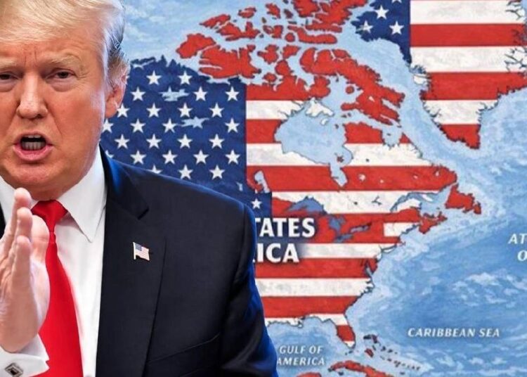 Trump, Kanada, Meksika ve Grönland'ı "ABD toprağı" olarak gösteren görsel paylaştı 1 Trump, Kanada, Meksika ve Grönland’ı “ABD toprağı” olarak gösteren görsel paylaştı