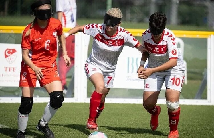 Görme Engelli Kadın Milli Futbol Takımı namağlup Avrupa şampiyonu oldu 1 Görme Engelli Kadın Milli Futbol Takımı namağlup Avrupa şampiyonu oldu